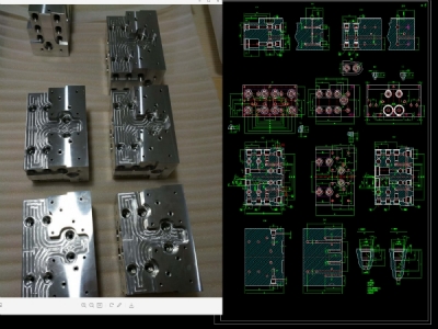 微孔加工-7075硬鋁_油缸腔體_內孔光潔度0.4